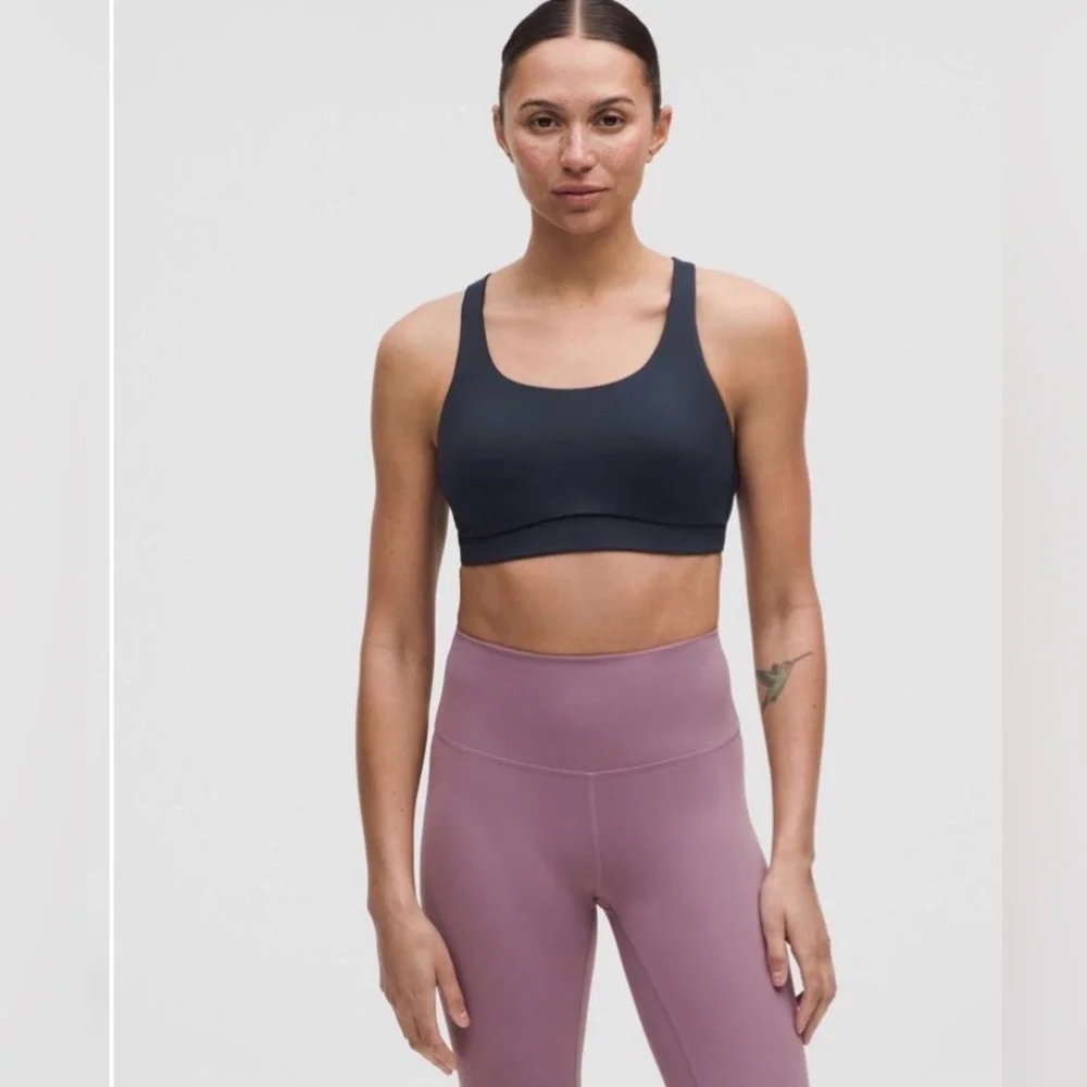Lululemon Energy Bra Medium Support, B-D Cups *Evolve True Navy size s